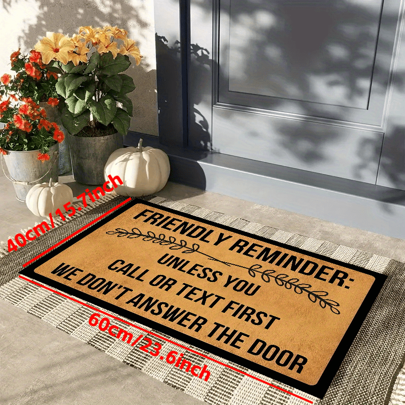 Modern Geometric Indoor Outdoor Entrance Mat