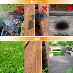 Round Fire Pit Mat Heat Resistant BBQ Gas Grill Protective Mat