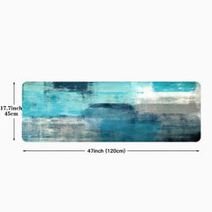 Soft Kitchen Rug Anti Fatigue Waterproof Non Slip Set Runner Bedside Carpet