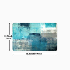 Soft Kitchen Rug Anti Fatigue Waterproof Non Slip Set Runner Bedside Carpet