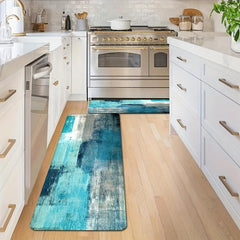 Soft Kitchen Rug Anti Fatigue Waterproof Non Slip Set Runner Bedside Carpet
