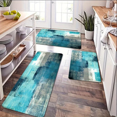 Soft Kitchen Rug Anti Fatigue Waterproof Non Slip Set Runner Bedside Carpet