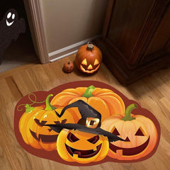 Pumpkin Rug Halloween Entrance Door Mat Modern Living Room Rug