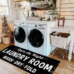 Laundry Room Floor Mat Soft Non Slip Bath Rug Washable Area Rug Door Carpet