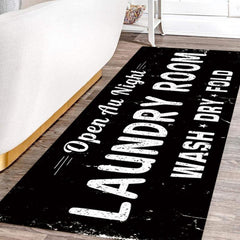 Laundry Room Floor Mat Soft Non Slip Bath Rug Washable Area Rug Door Carpet