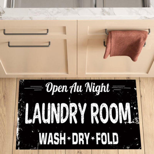 Laundry Room Floor Mat Soft Non Slip Bath Rug Washable Area Rug Door Carpet