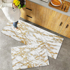 Soft Kitchen Rug Abstract Waterproof Runner Absorbent Washable Carpet