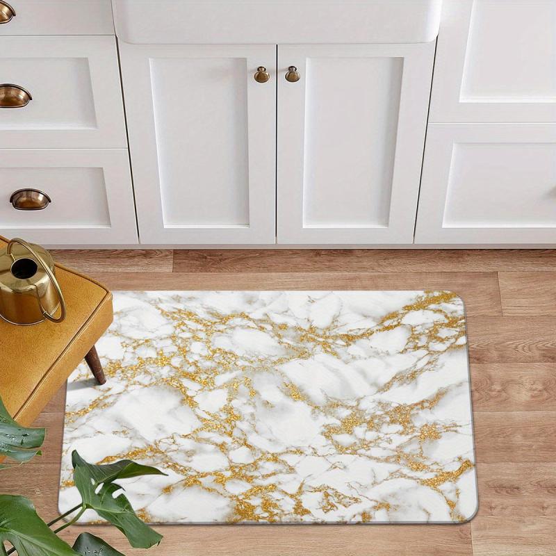Soft Kitchen Rug Abstract Waterproof Runner Absorbent Washable Carpet
