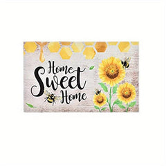 Sunflower Kitchen Rug Non-slip Washable Mat