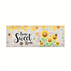 Sunflower Kitchen Rug Non-slip Washable Mat