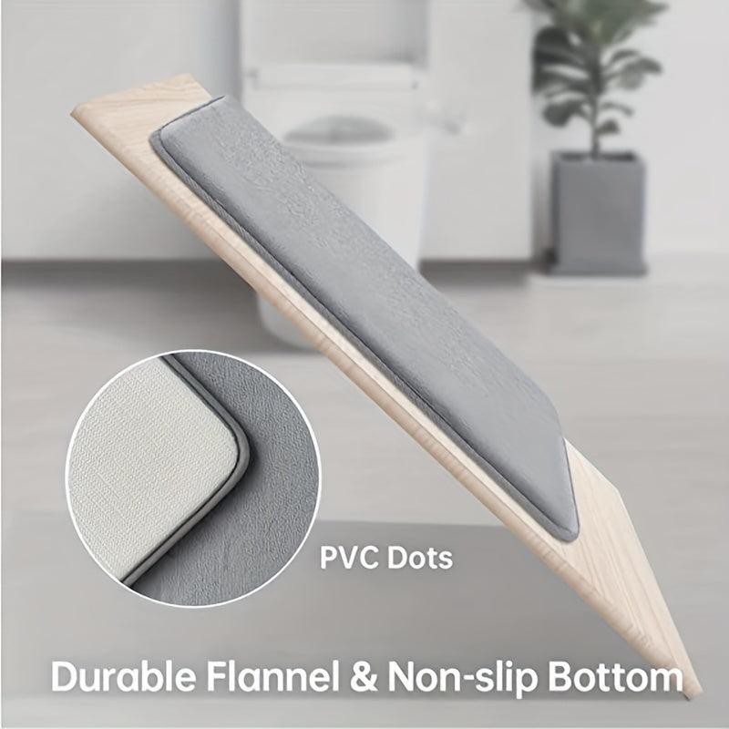 Soft Non Slip Absorbent Bath Mat Machine Washable Shower Carpet