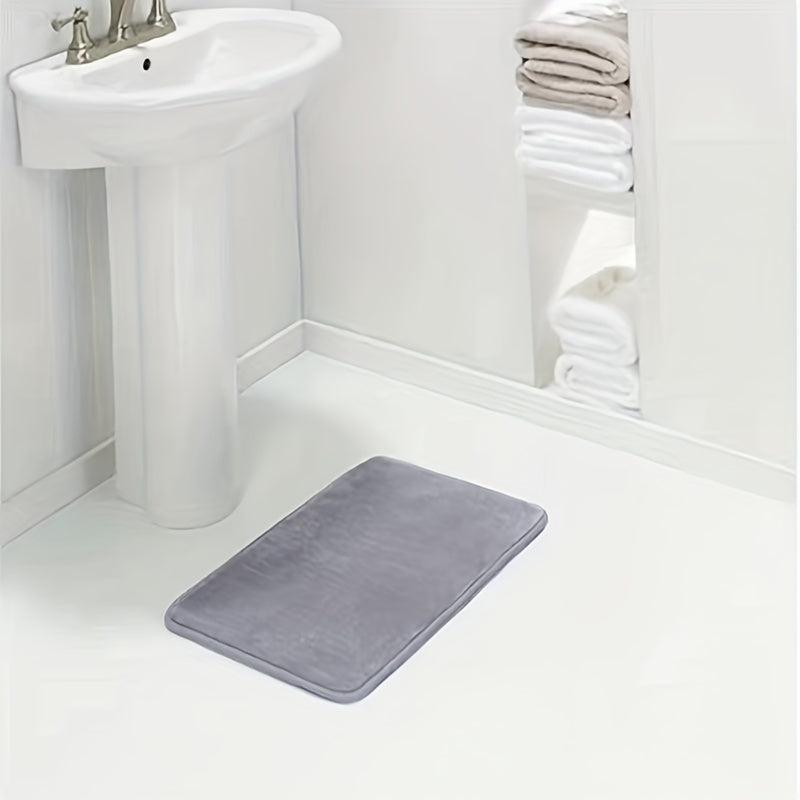 Soft Non Slip Absorbent Bath Mat Machine Washable Shower Carpet