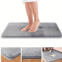 Soft Non Slip Absorbent Bath Mat Machine Washable Shower Carpet