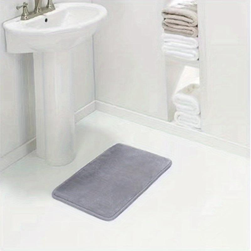 Soft Non Slip Absorbent Bath Mat Machine Washable Shower Carpet
