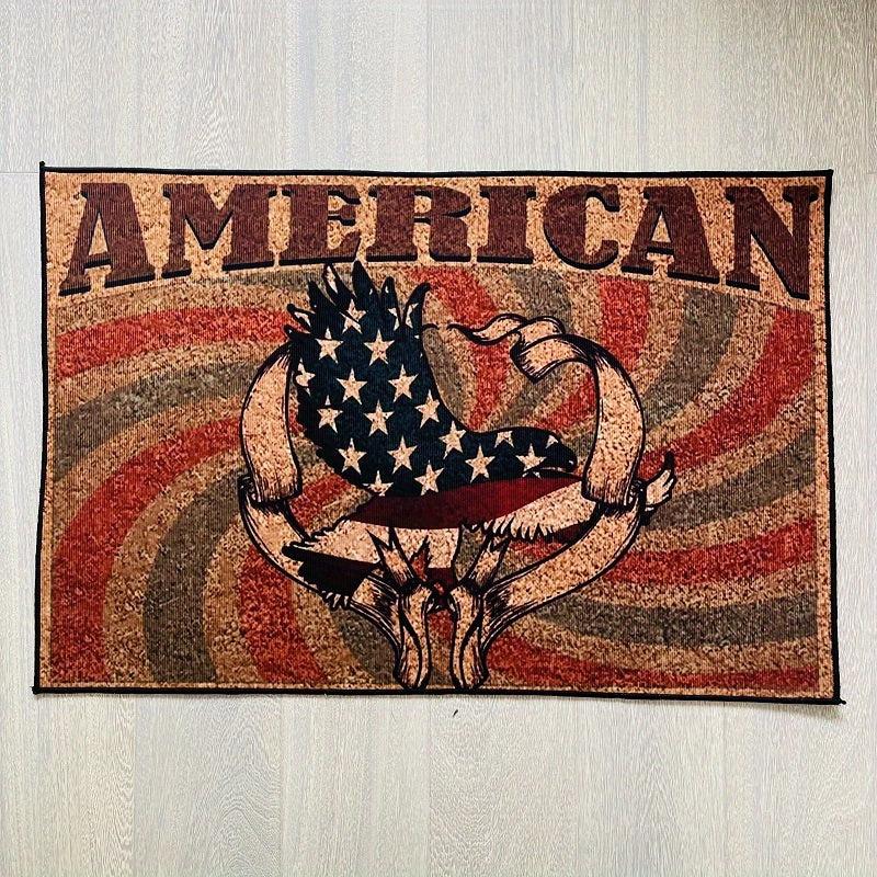 American Independence Rug Absorbent Non-slip Entry Floor Mat