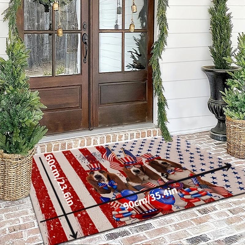 American Independence Rug Absorbent Non-slip Entry Floor Mat