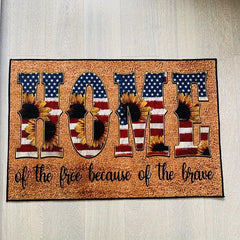 American Independence Rug Absorbent Non-slip Entry Floor Mat