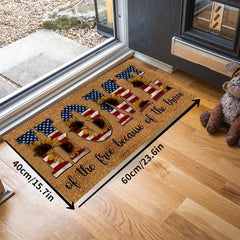 American Independence Rug Absorbent Non-slip Entry Floor Mat