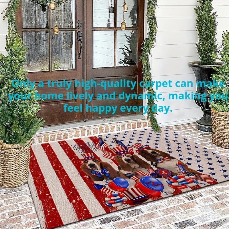 American Independence Rug Absorbent Non-slip Entry Floor Mat