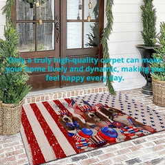 American Independence Rug Absorbent Non-slip Entry Floor Mat