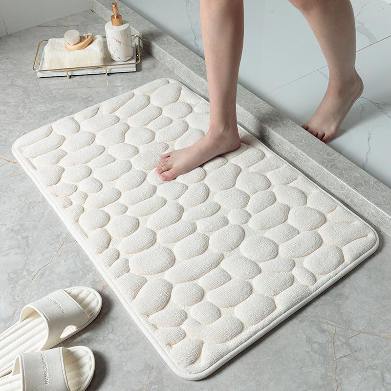 Memory Foam Bath Rug Non Slip Water Absorbent Washable Bathroom Mat