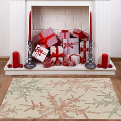 Christmas Abstract Pattern Door Mat Soft Carpet