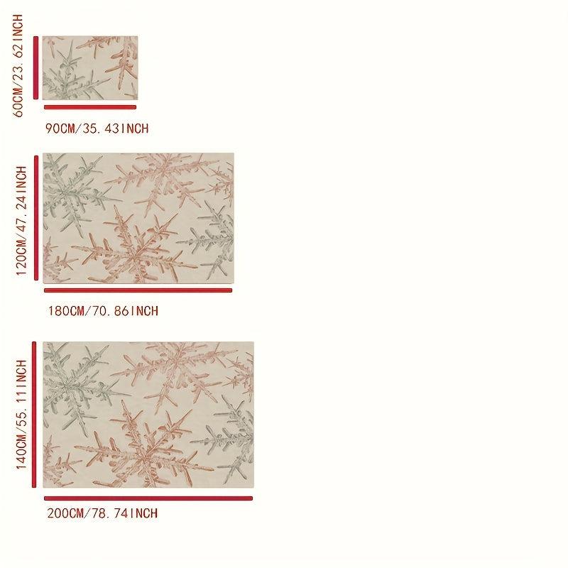 Christmas Abstract Pattern Door Mat Soft Carpet