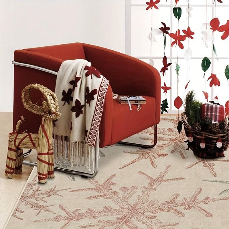 Christmas Abstract Pattern Door Mat Soft Carpet