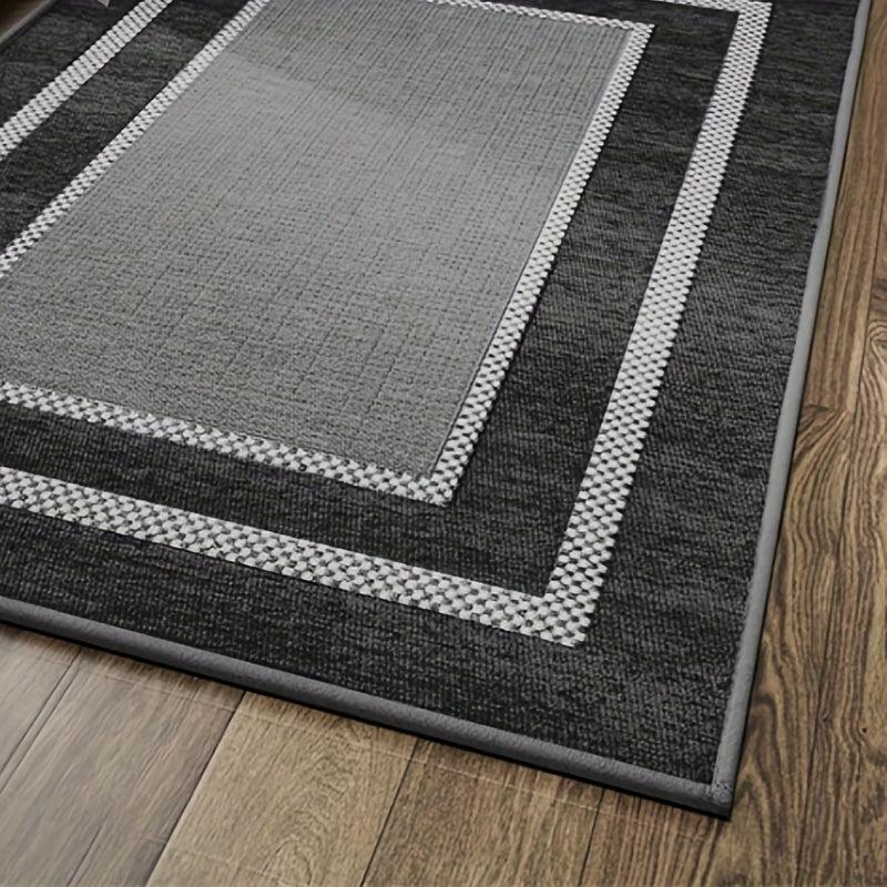 Absorbent Kitchen Rugs Doormat Washable Anti Skid Rubber Backing