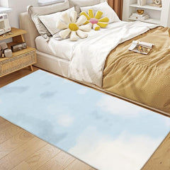 Kids Soft Gradient Carpet, Non-slip Washable Mat for Bedroom