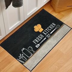 Non-slip Kitchen Floor Mat Graphic Design Kitchen Rug