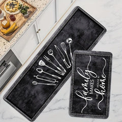 Waterproof Kitchen Floor Mat Machine Washable Absorbent Soft Thickened