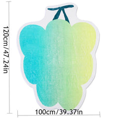 Fruit Kitchen Rug Mango Pear Grapes Cherry Soft Fluffy Carpet