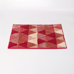 Non-slip Striped Door Mat Shaggy Fluffy Indoor Outdoor Entrance