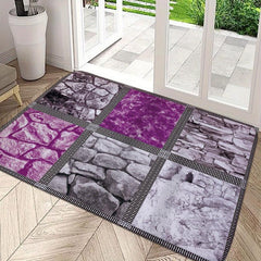 1pc Welcome Entrance Doormat Non Slip Absorbent Bathroom Memory Foam Mat Carpet