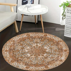 Soft Vintage Floral Area Rug - Waterproof Stain Resistant - Anti Slip