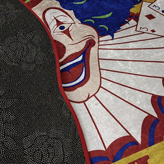 Clown Rug Halloween Gothic Dark Style Non-slip Polyester Area Entrance Mat