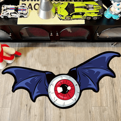 Thickened Devil Eye Irregular Shape Area Rugs for Children's Bedroom