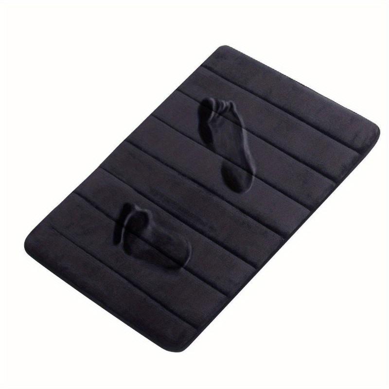Striped Memory Foam Floor Mat Non-slip Absorbent Rug for Indoor Use