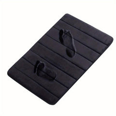 Striped Memory Foam Floor Mat Non-slip Absorbent Rug for Indoor Use