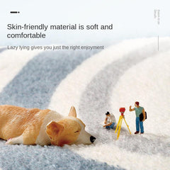 Soft Lamb Velvet Rug Absorbent Floor Mat Non-slip Thickened Carpet