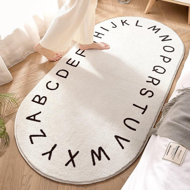Soft Lamb Velvet Rug Absorbent Floor Mat Non-slip Thickened Carpet