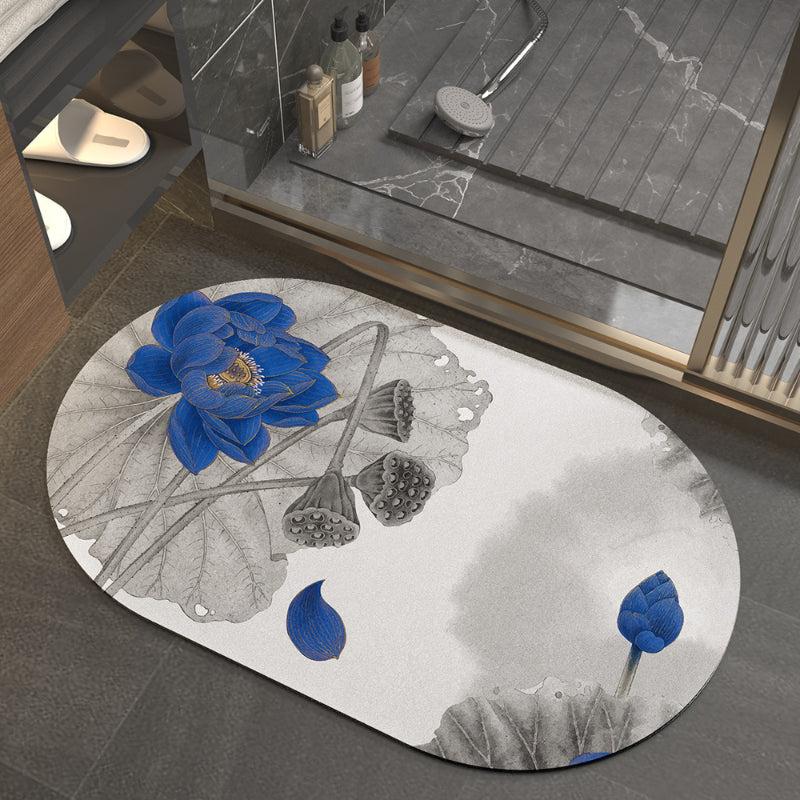 Bathroom Water Absorbent Mat Toilet Anti Slip Mat