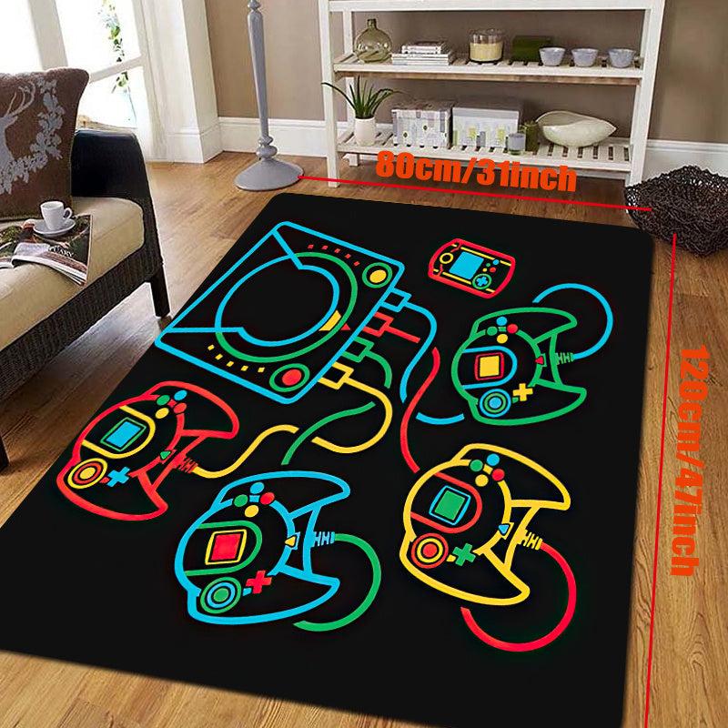 Non Slip Gamer Room Decor Rug for Video Gamers