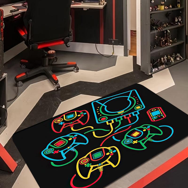 Non Slip Gamer Room Decor Rug for Video Gamers