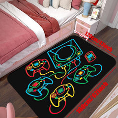 Non Slip Gamer Room Decor Rug for Video Gamers