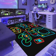 Non Slip Gamer Room Decor Rug for Video Gamers