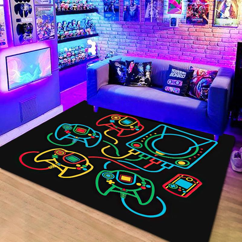Non Slip Gamer Room Decor Rug for Video Gamers