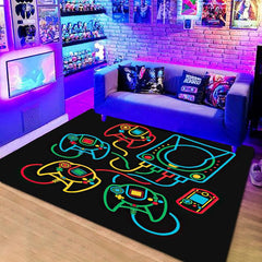 Non Slip Gamer Room Decor Rug for Video Gamers