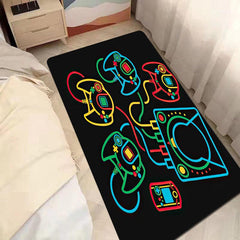 Non Slip Gamer Room Decor Rug for Video Gamers